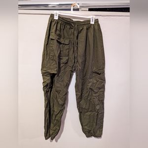 Size 10 Olive Green PrettyLittleThing Cargo Pants
